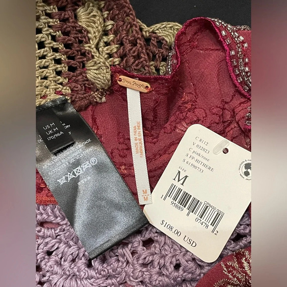 SOLD NWT Free People Hi There Halter Top Medium - Picture 13 of 16